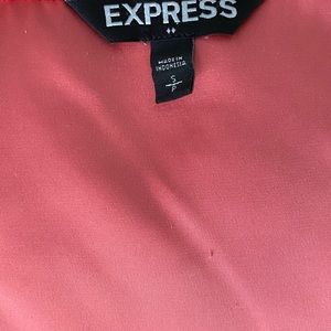 Express coral Portofino short sleeve blouse